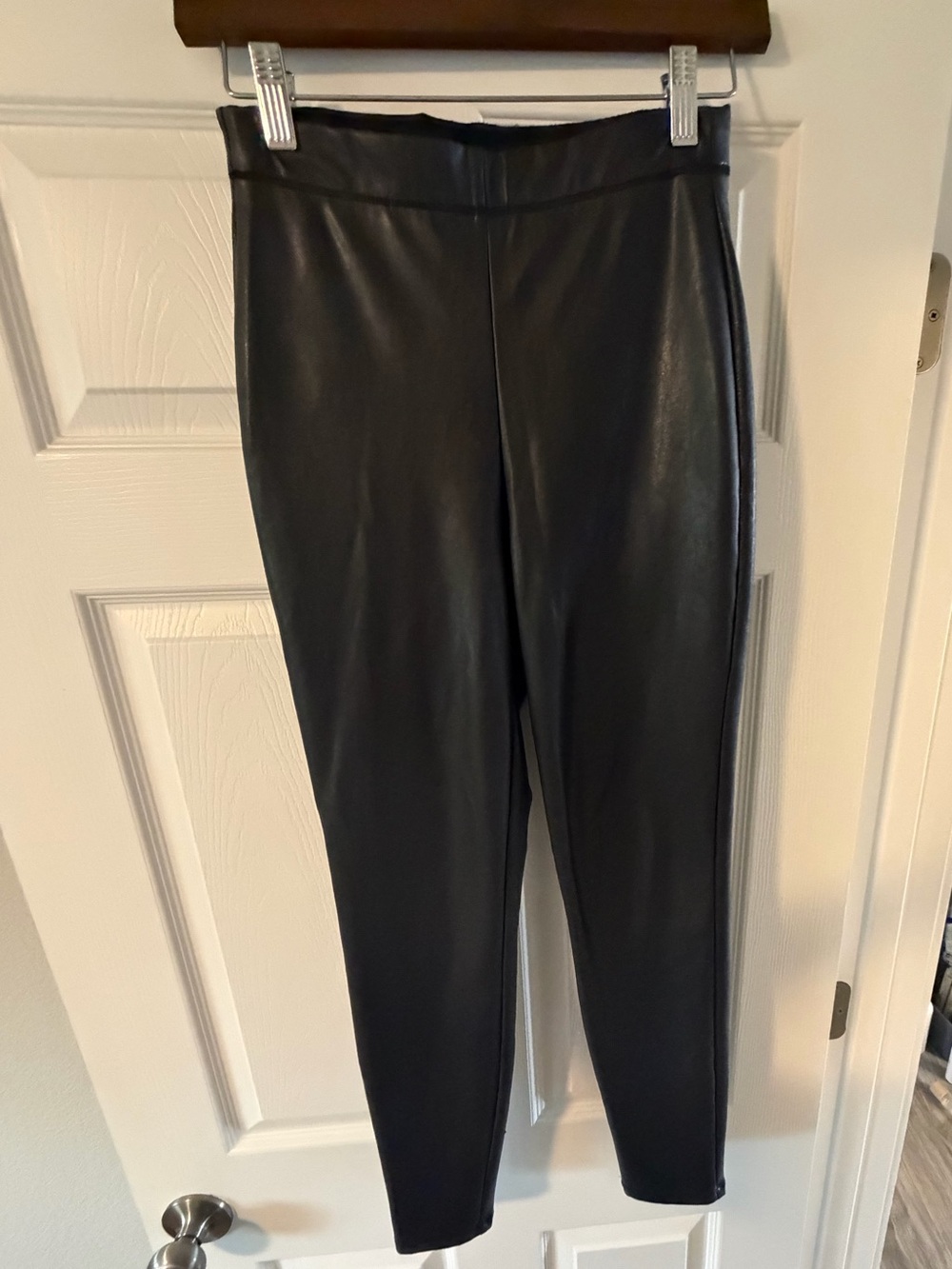 Express Black Faux Leather Leggings